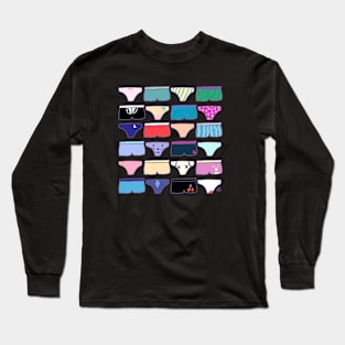 Repeating Undies Long Sleeve T-Shirt